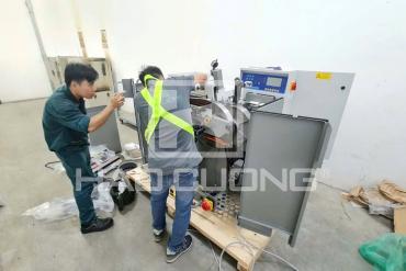 Lắp ráp máy lạng da Fortuna AB 320 G cho nhà máy sản xuất lốp xe
